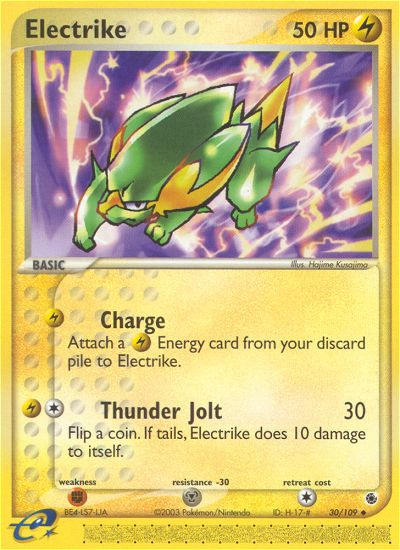 Electrike (30/109) [EX: Ruby & Sapphire] | I Want That Stuff Brandon