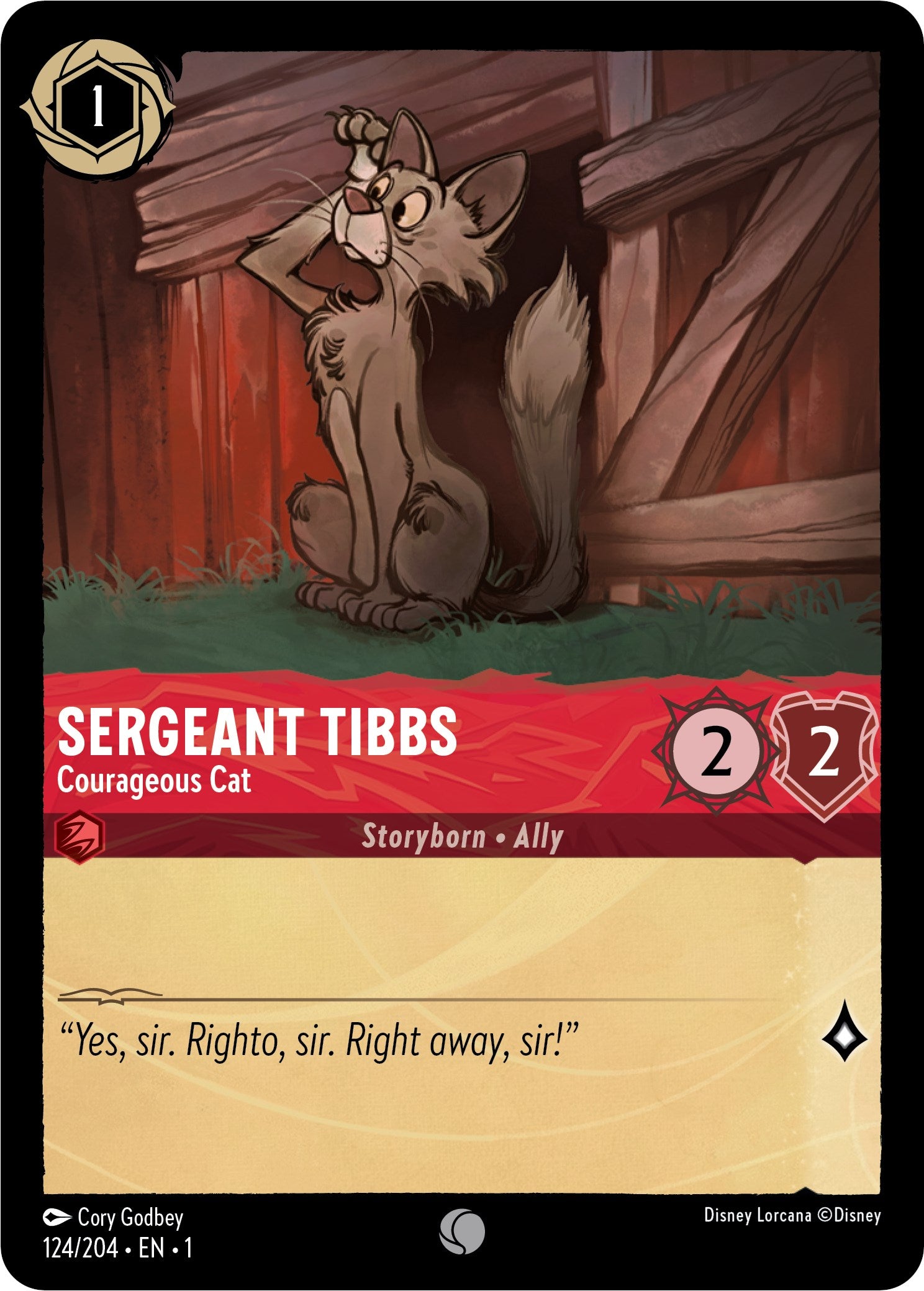 Sergeant Tibbs - Courageous Cat (124/204) [The First Chapter] | I Want That Stuff Brandon