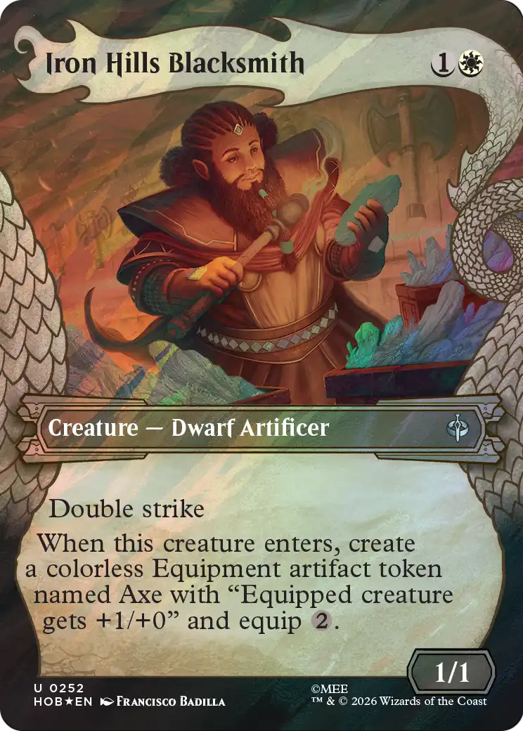 Iron Hills Blacksmith (Showcase) (Surge Foil) [The Hobbit] | I Want That Stuff Brandon