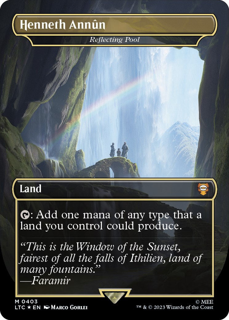 Henneth Annun - Reflecting Pool (Surge Foil Realms and Relics) [The Lord of the Rings: Tales of Middle-Earth Commander] | I Want That Stuff Brandon