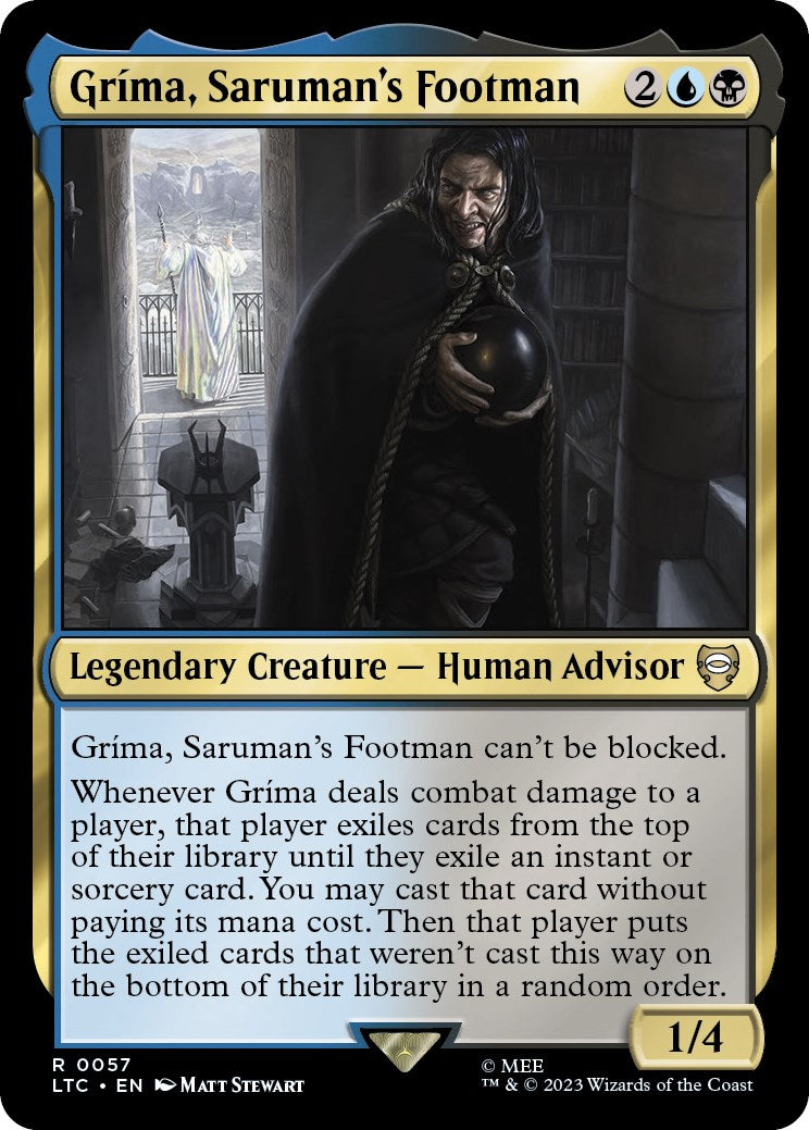 Grima, Saruman's Footman [The Lord of the Rings: Tales of Middle-Earth Commander] | I Want That Stuff Brandon
