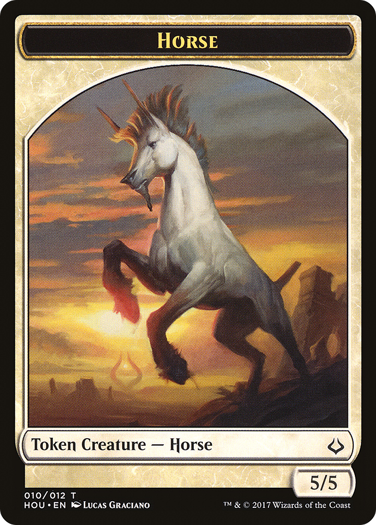 Vampire // Horse Double-Sided Token [The List] | I Want That Stuff Brandon