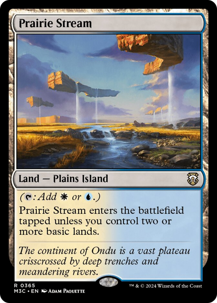 Prairie Stream (Ripple Foil) [Modern Horizons 3 Commander] | I Want That Stuff Brandon