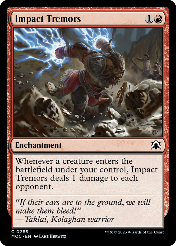 Impact Tremors [March of the Machine Commander] | I Want That Stuff Brandon