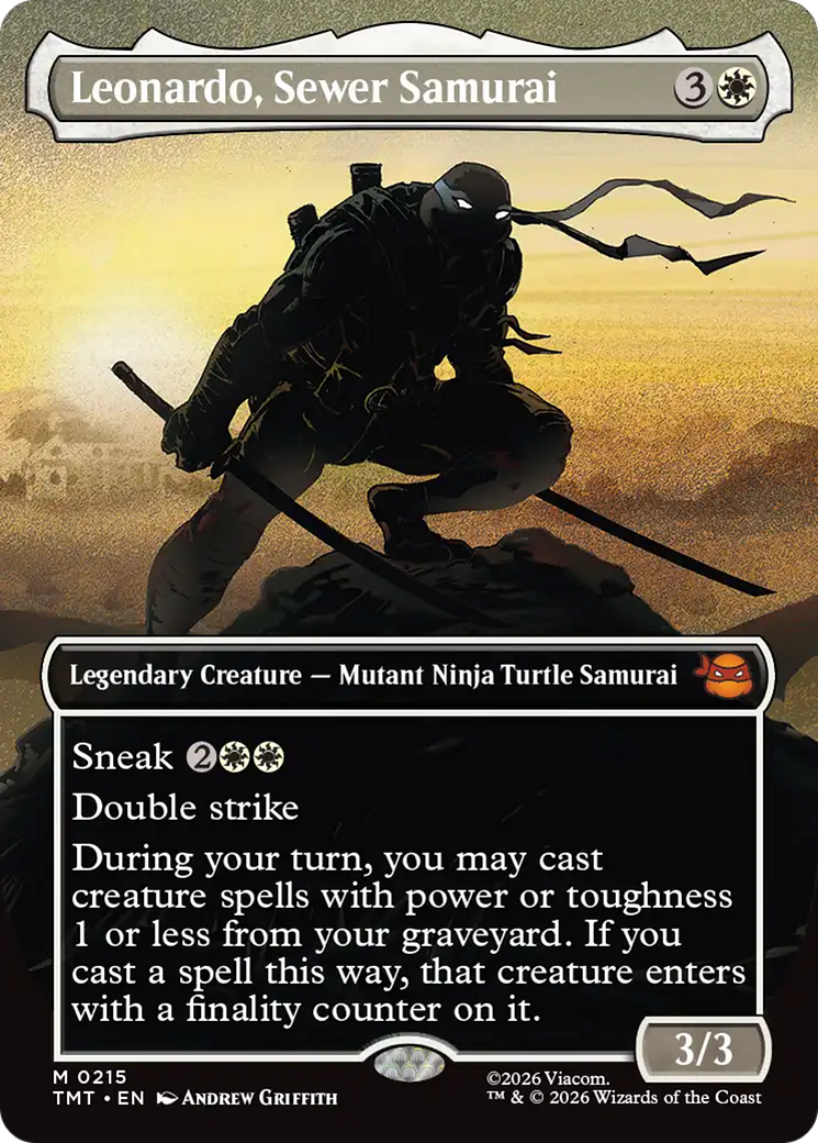 Leonardo, Sewer Samurai (Borderless) [Teenage Mutant Ninja Turtles] | I Want That Stuff Brandon