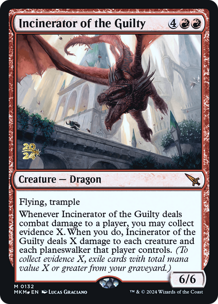 Incinerator of the Guilty [Murders at Karlov Manor Prerelease Promos] | I Want That Stuff Brandon