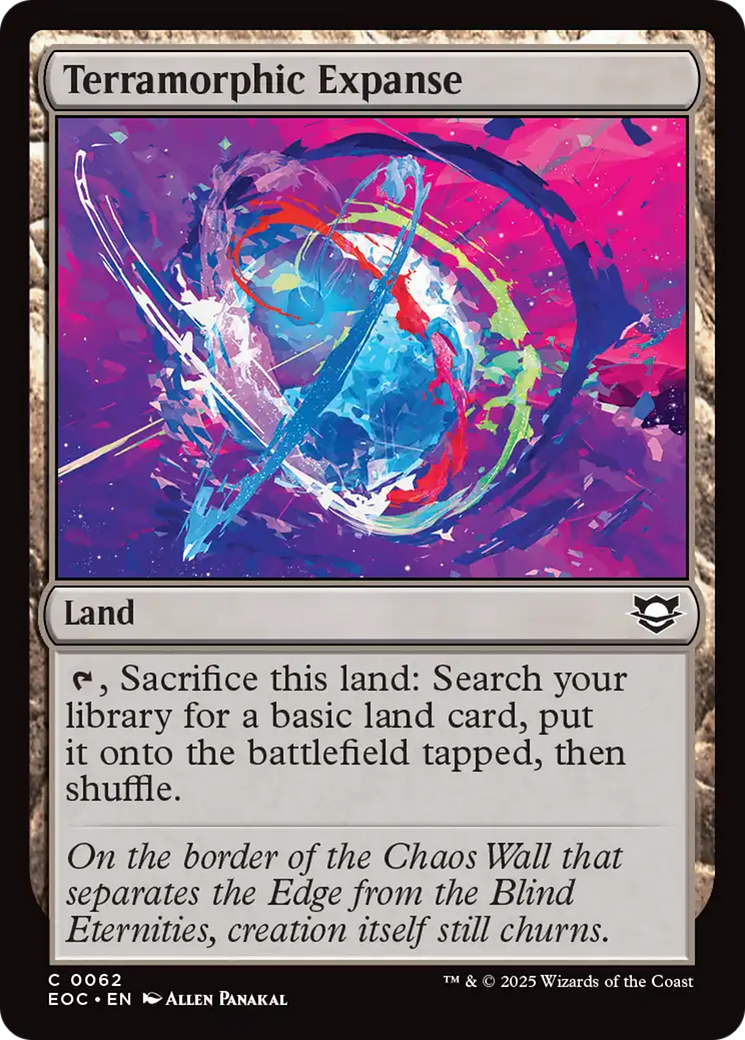 Terramorphic Expanse [Edge of Eternities Commander] | I Want That Stuff Brandon
