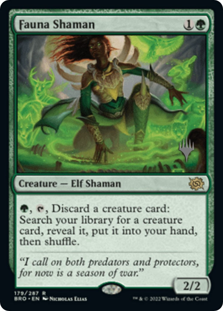 Fauna Shaman (Promo Pack) [The Brothers' War Promos] | I Want That Stuff Brandon