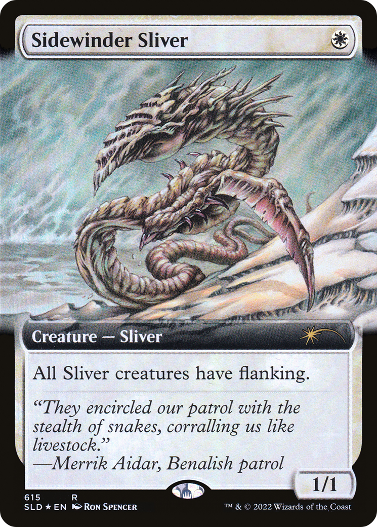 Sidewinder Sliver (Extended Art) [Secret Lair Drop Promos] | I Want That Stuff Brandon