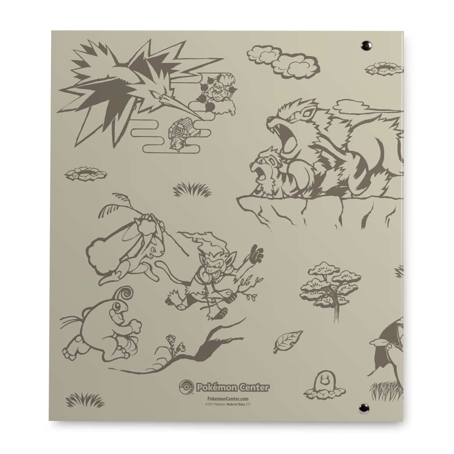 D-Ring Binder - Pikachu (Scroll Painting Style) | I Want That Stuff Brandon