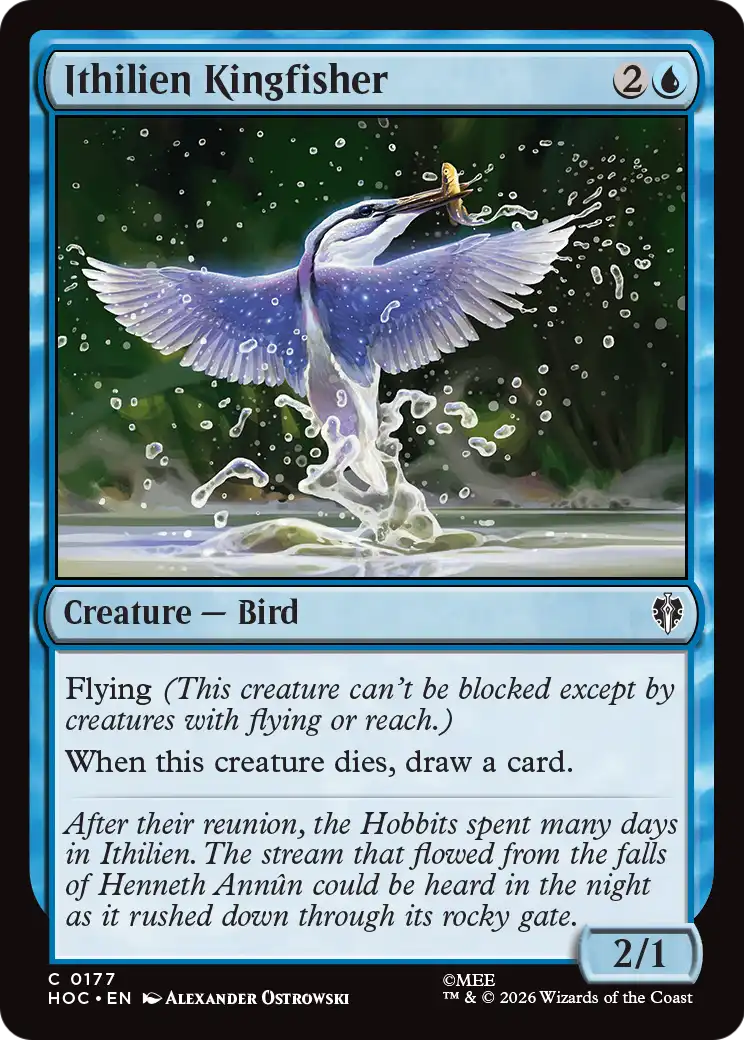 Ithilien Kingfisher [The Hobbit: Eternal-Legal] | I Want That Stuff Brandon