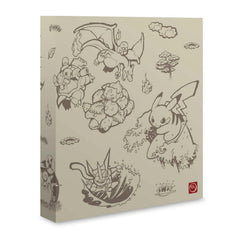 D-Ring Binder - Pikachu (Scroll Painting Style) | I Want That Stuff Brandon
