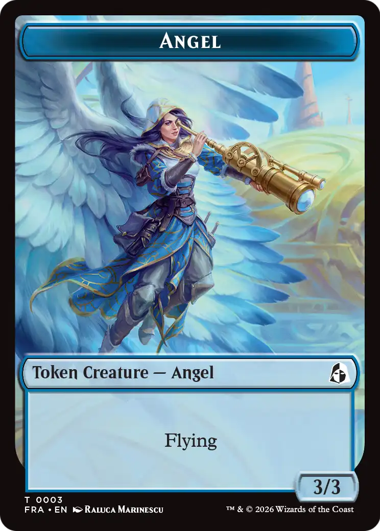 Angel (0003) // Beast Double-Sided Token [Reality Fracture Tokens] | I Want That Stuff Brandon