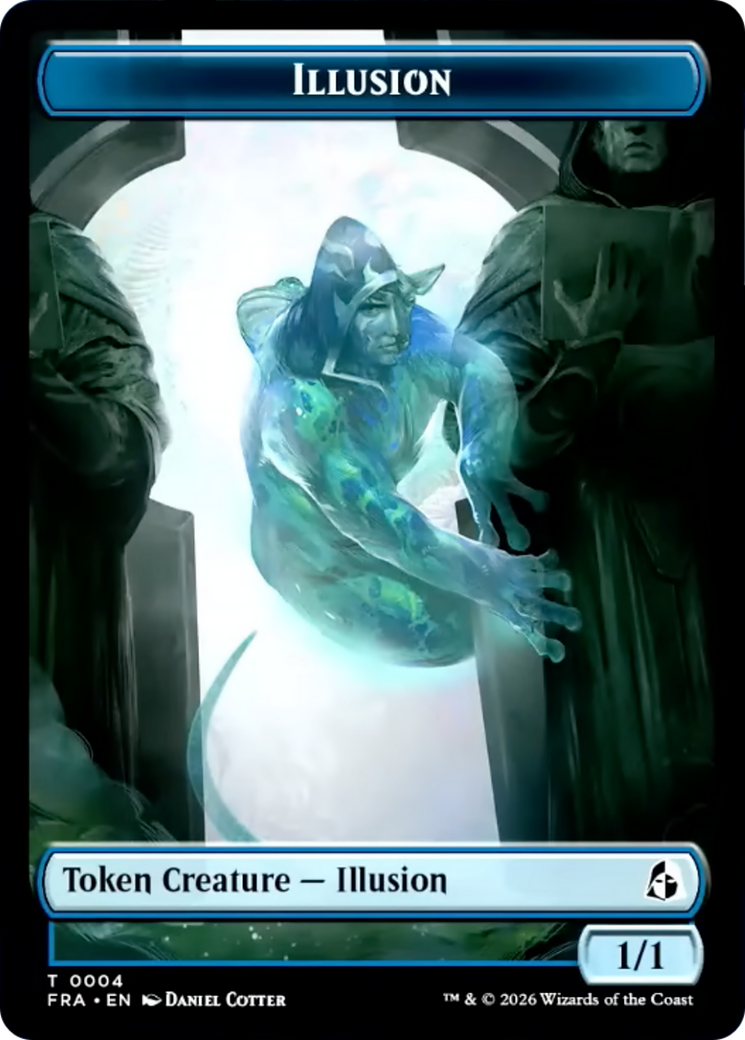 Illusion // Jace Double-Sided Token [Reality Fracture Tokens] | I Want That Stuff Brandon