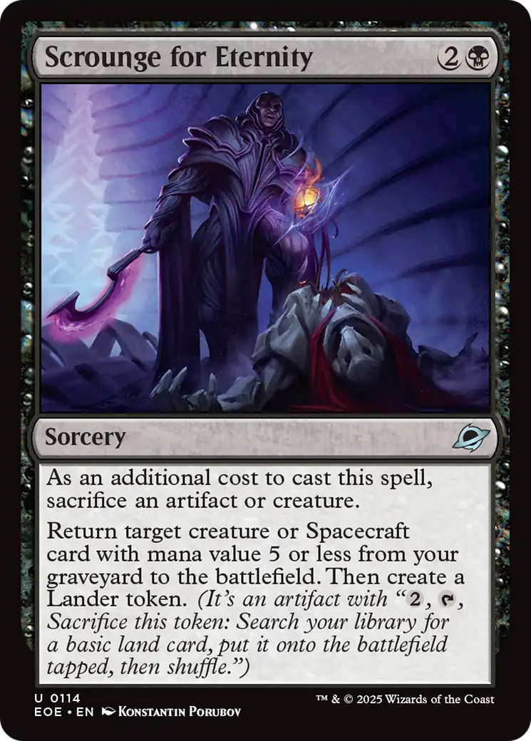 Scrounge for Eternity [Edge of Eternities] | I Want That Stuff Brandon