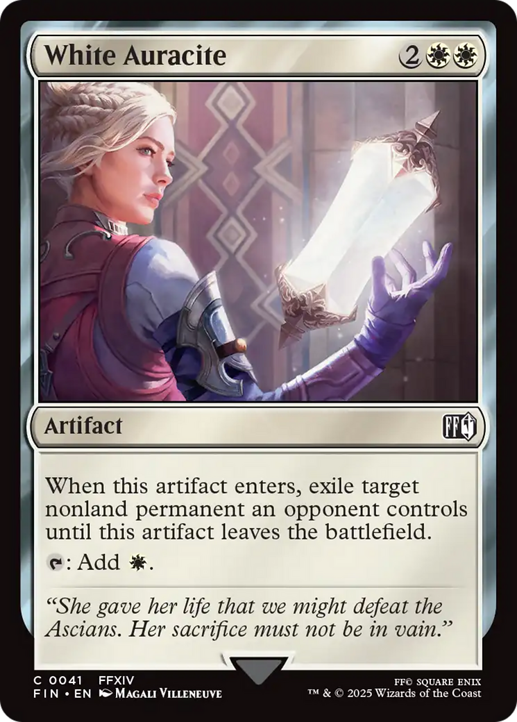 White Auracite [FINAL FANTASY] | I Want That Stuff Brandon