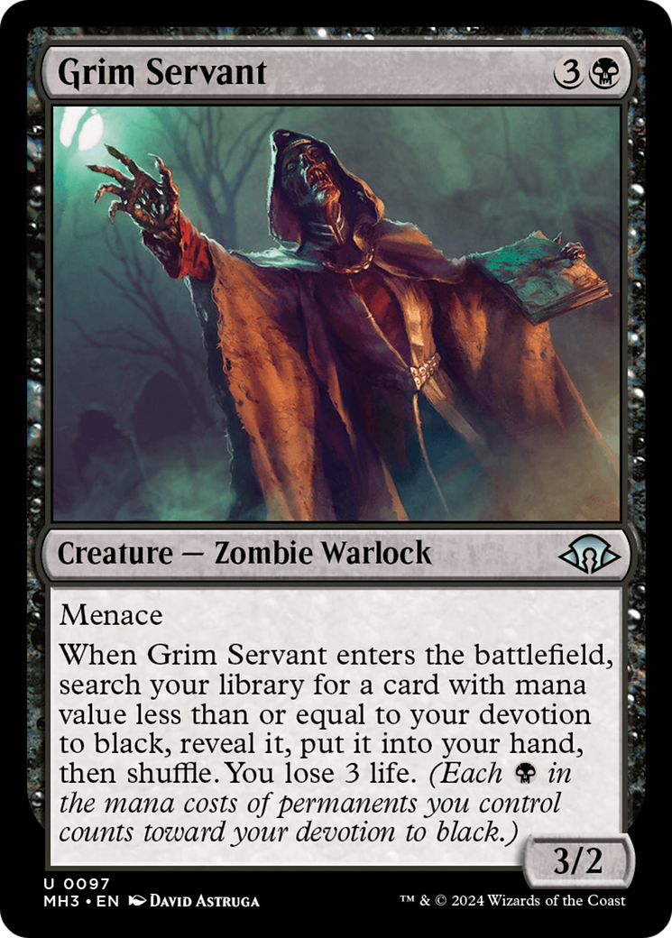 Grim Servant [Modern Horizons 3] | I Want That Stuff Brandon