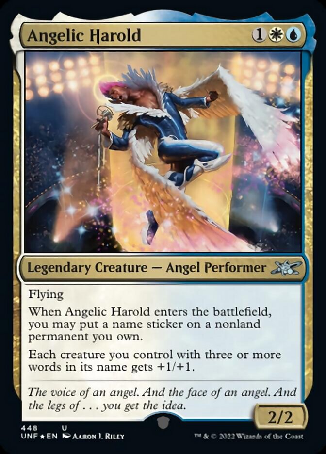 Angelic Harold (Galaxy Foil) [Unfinity] | I Want That Stuff Brandon