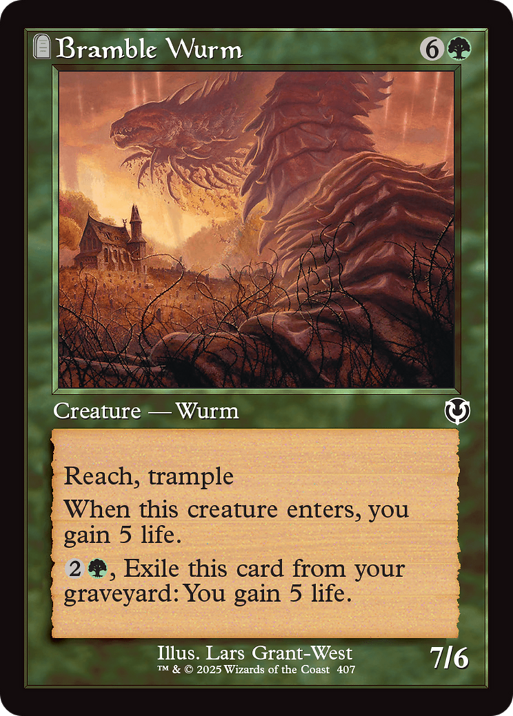 Bramble Wurm (Retro Frame) [Innistrad Remastered] | I Want That Stuff Brandon