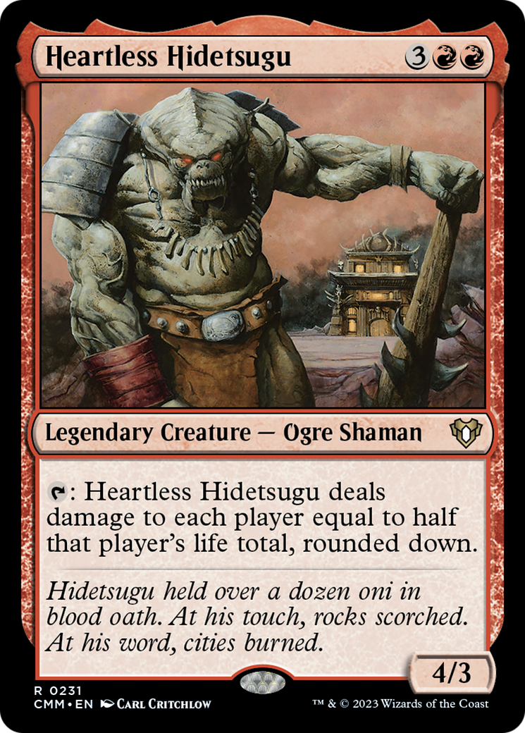 Heartless Hidetsugu [Commander Masters] | I Want That Stuff Brandon