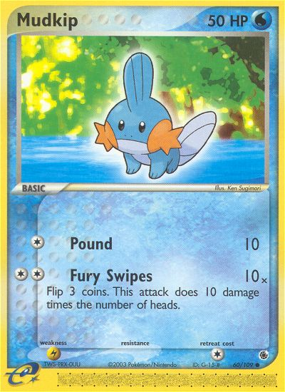 Mudkip (60/109) [EX: Ruby & Sapphire] | I Want That Stuff Brandon