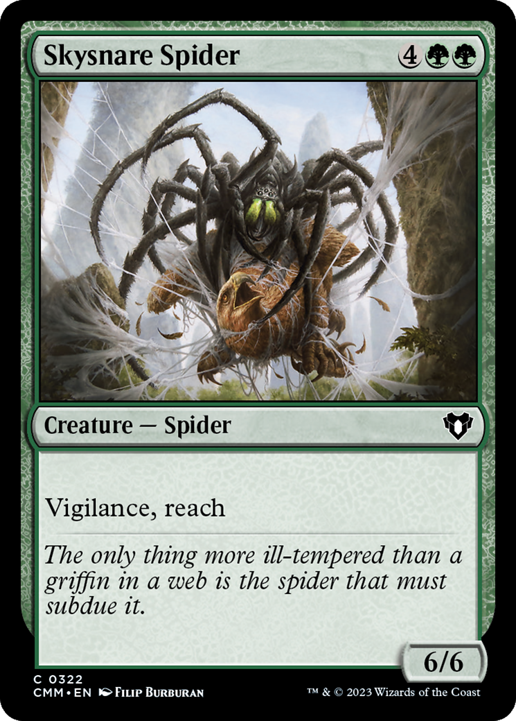 Skysnare Spider [Commander Masters] | I Want That Stuff Brandon