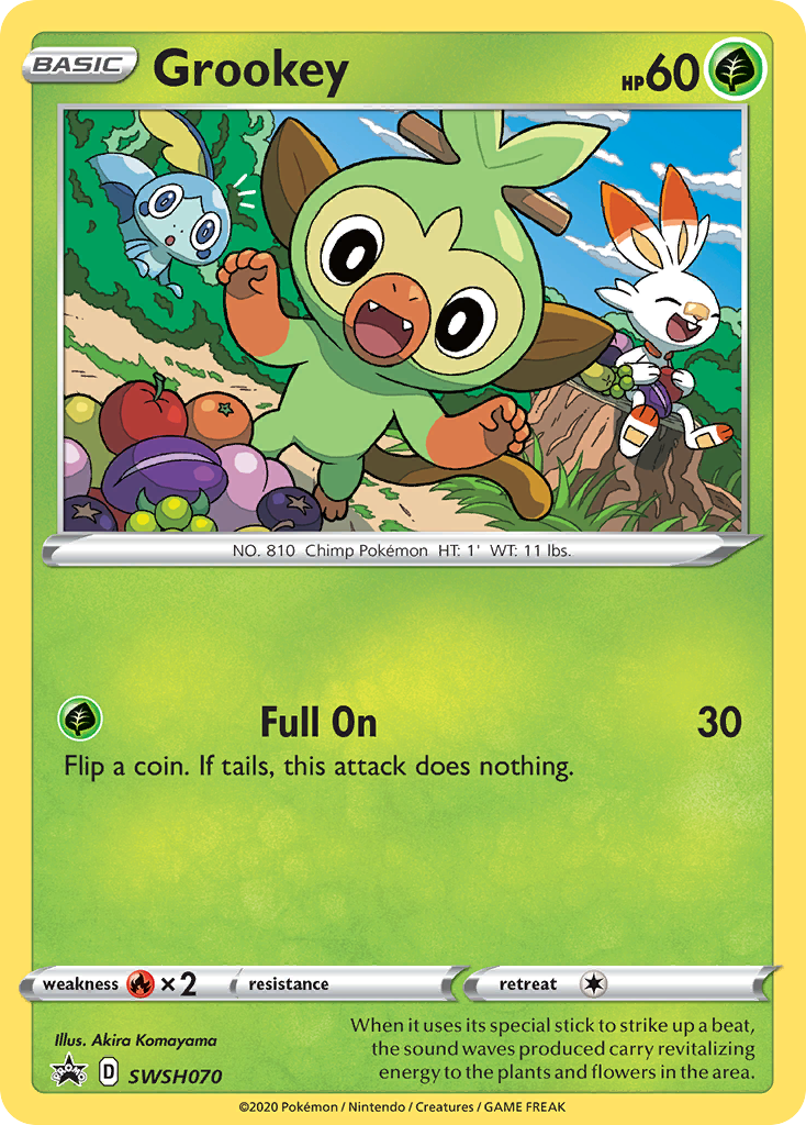 Grookey (SWSH070) [Sword & Shield: Black Star Promos] | I Want That Stuff Brandon