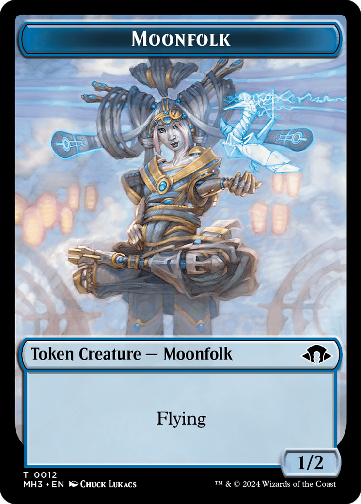 Moonfolk Token [Modern Horizons 3 Tokens] | I Want That Stuff Brandon