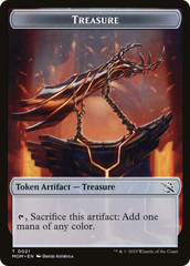 Treasure (21) // Teferi Akosa of Zhalfir Emblem Double-Sided Token [March of the Machine Tokens] | I Want That Stuff Brandon