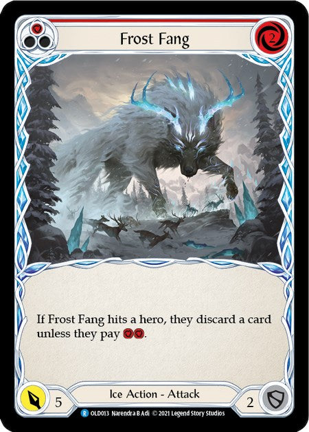 Frost Fang (Red) [OLD013] (Tales of Aria Oldhim Blitz Deck)  1st Edition Normal | I Want That Stuff Brandon