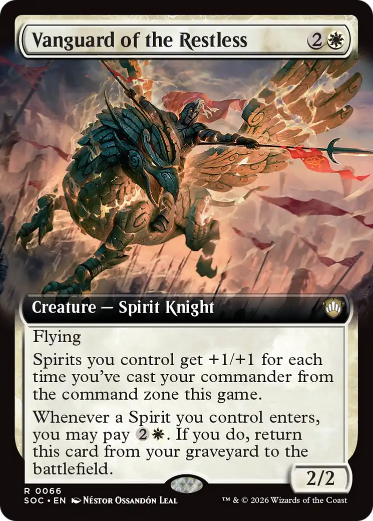 Vanguard of the Restless (Extended Art) [Secrets of Strixhaven Commander] | I Want That Stuff Brandon