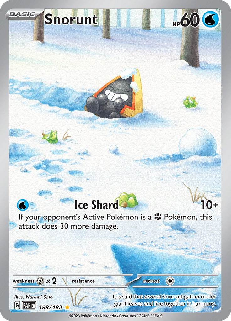 Snorunt (188/182) [Scarlet & Violet: Paradox Rift] | I Want That Stuff Brandon