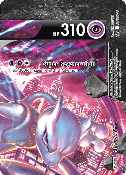 Mewtwo V-Union (SWSH160) [Sword & Shield: Black Star Promos] | I Want That Stuff Brandon