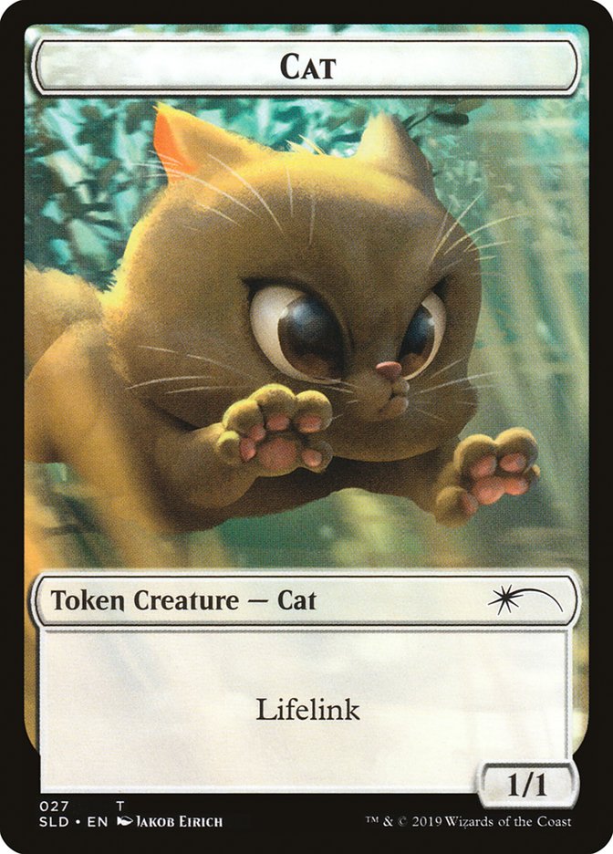 Cat (27) // Cat (28) Double-Sided Token [Secret Lair Drop Series] | I Want That Stuff Brandon