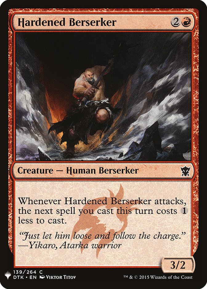 Hardened Berserker [Mystery Booster] | I Want That Stuff Brandon