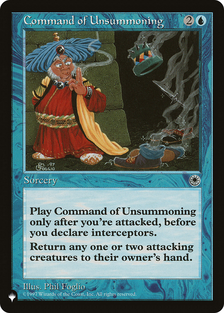 Command of Unsummoning [The List] | I Want That Stuff Brandon