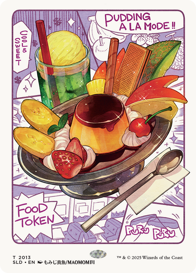 Food Token (2013) (Rainbow Foil) [Secret Lair Drop Series] | I Want That Stuff Brandon