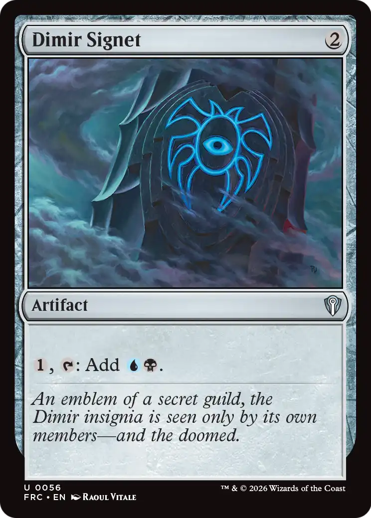 Dimir Signet [Reality Fracture Commander] | I Want That Stuff Brandon