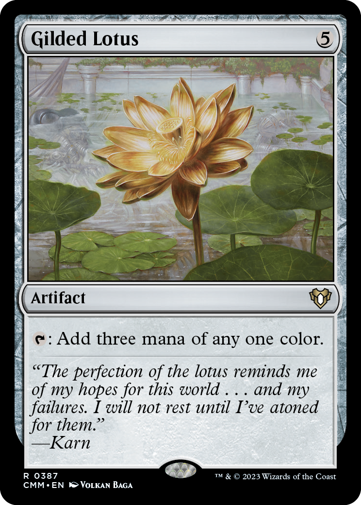 Gilded Lotus [Commander Masters] | I Want That Stuff Brandon