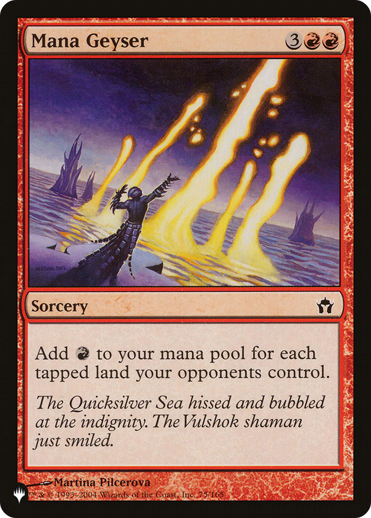 Mana Geyser [The List] | I Want That Stuff Brandon