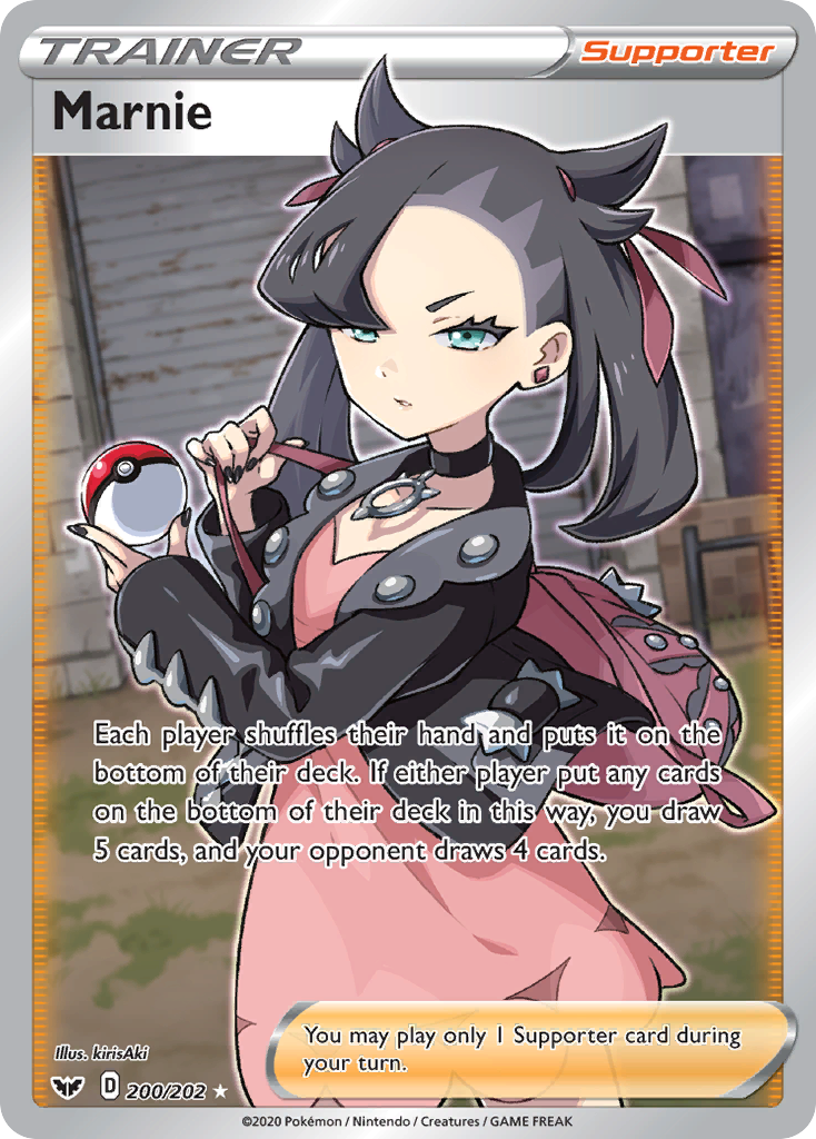 Marnie (200/202) [Sword & Shield: Base Set] | I Want That Stuff Brandon