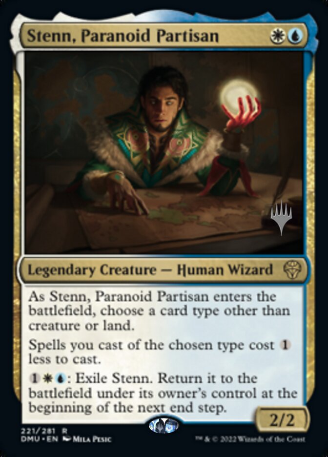 Stenn, Paranoid Partisan (Promo Pack) [Dominaria United Promos] | I Want That Stuff Brandon