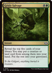 Grisly Salvage [Duskmourn: House of Horror Commander] | I Want That Stuff Brandon