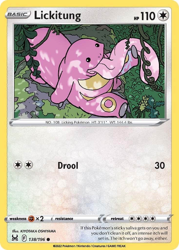 Lickitung (138/196) [Sword & Shield: Lost Origin] | I Want That Stuff Brandon