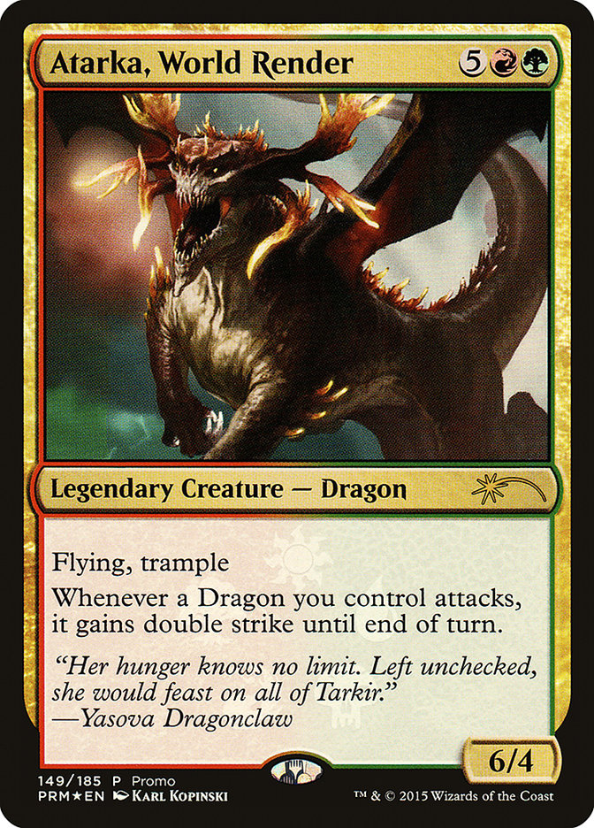 Atarka, World Render [Resale Promos] | I Want That Stuff Brandon