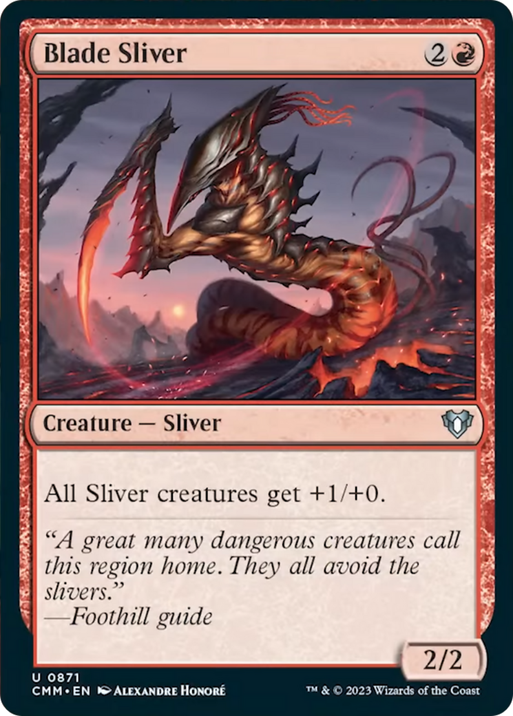 Blade Sliver [Commander Masters] | I Want That Stuff Brandon