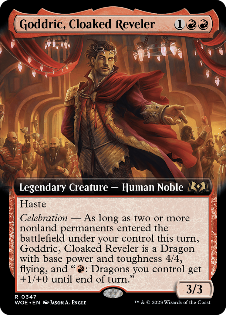 Goddric, Cloaked Reveler (Extended Art) [Wilds of Eldraine] | I Want That Stuff Brandon