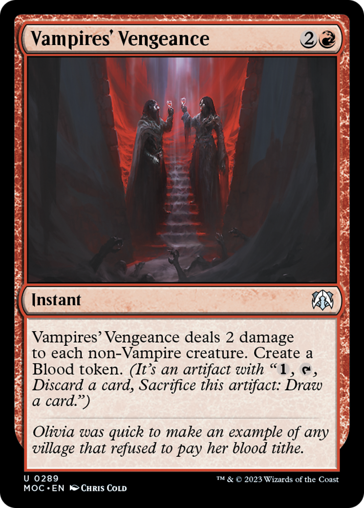 Vampires' Vengeance [March of the Machine Commander] | I Want That Stuff Brandon