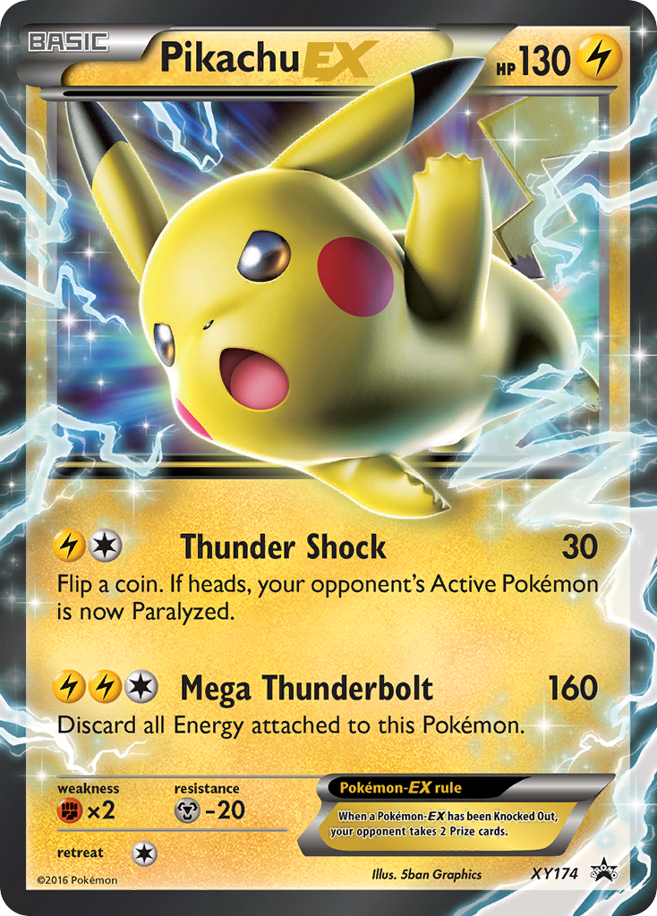 Pikachu EX (XY174) [XY: Black Star Promos] | I Want That Stuff Brandon