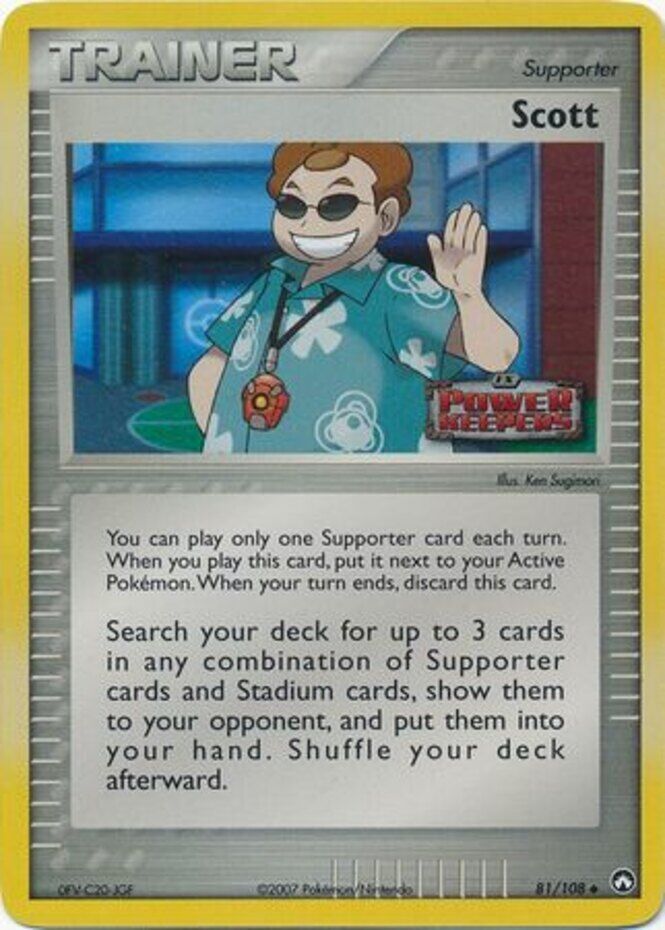 Scott (81/108) (Stamped) [EX: Power Keepers] | I Want That Stuff Brandon